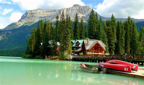 Emerald Lake Yoho National Park British Columbia Canada Lakeside