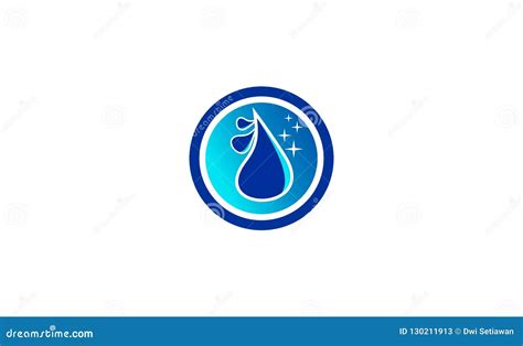 Water Logo Design Stock Vector Illustration Of Circle 130211913