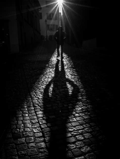 Free Images Black And White Night Sunlight Line Reflection Shadow Darkness Street Light