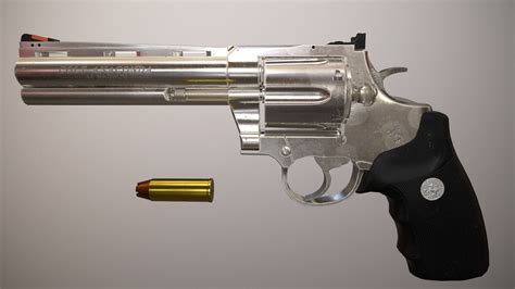 Unlike many other cartridges, the.44 magnum is actually three cartridges. 3D asset Colt Anaconda 44 magnum lowpoly | CGTrader