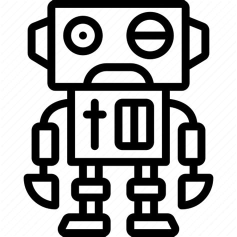 Bot Droid Mech Mechanical Robot Robots Icon Download On Iconfinder