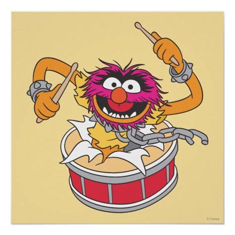 Create Your Own Poster Zazzle Muppets Animal Muppet Disney Movie