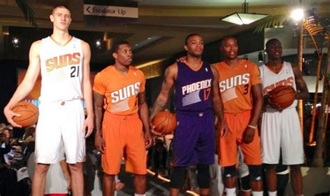 Phoenix Suns Unveil New Jerseys Sleeved Orange Alternates For 2013 14