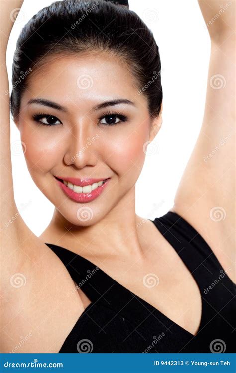 Young Woman With Sweet Smile Stock Image Image Of Sensual Complexion 9442313