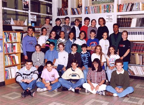 Photo De Classe 505 De 1991 Collège Charles De Foucauld Copains Davant