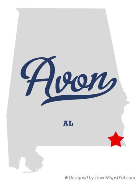 Map Of Avon Al Alabama