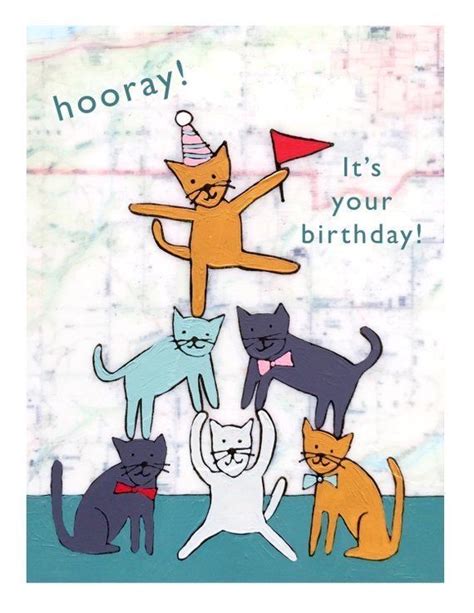 Funny Cat Birthday Cards Printable Hot Sex Picture