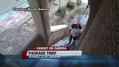Caught On Camera Package Thief Could Be Targeting Families On Summer Vacation Youtube