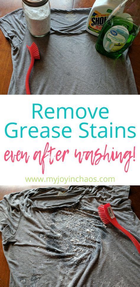 Remove Grease Stains From Clothing Even After Youve Washed Them