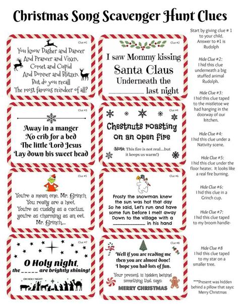 Use these riddles to create your own scavenger hunt game or printable worksheet. Our traditional scavenger hunt for one present on ...