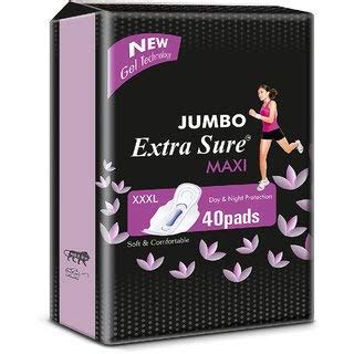 Buy Shree Shree Extra Sure Sanitary Pad Jumbo Xxxl Full Size Pack Of