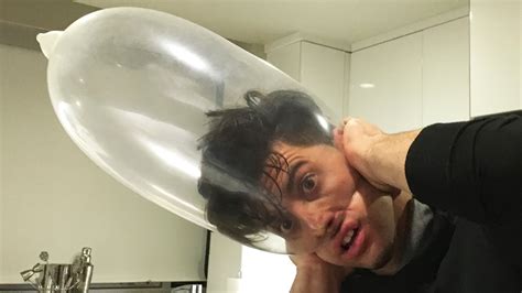 Funny Condom Balloon Experiment Youtube
