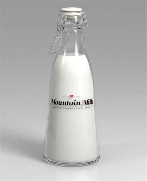 30 Creative Milk Bottle Designs Design Swan