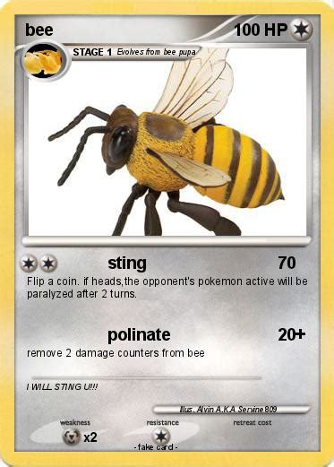 Pokémon Bee 210 210 Sting My Pokemon Card