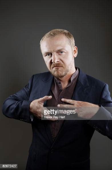 Actor Simon Pegg Poses For A Portrait Shoot For In London On June 27