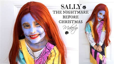 Sally Nightmare Before Christmas Makeup Kids Youtube