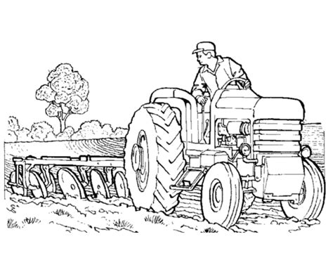 Tractor Transporte Dibujos Para Colorear E Imprimir Gratis