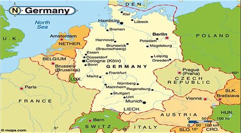 Search for an germany, europe. Map of Germany - Hyderabad Overseas Consultants