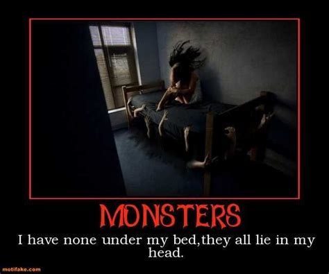 Monsters Have None Under Bedthey All Lie Head Monsters Not B