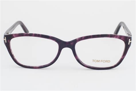 Tom Ford 5142 083 Purple Tortoise Eyeglasses Tf5142 083 54mm
