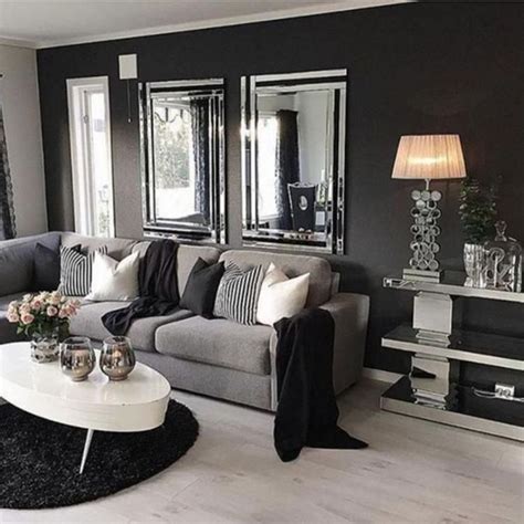 Small Living Room Ideas Grey And Black Cool 48 Awesome Furniture