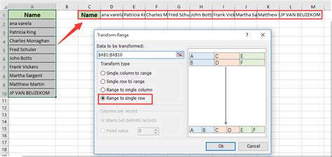 Como Converter Lista Horizontal Em Lista Vertical No Excel Hot Sex