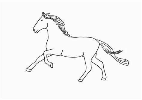 Comprar este vector de stock y explorar vectores similares en adobe stock. Horse Running Outline in Horses Coloring Page - NetArt
