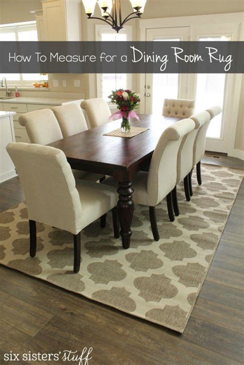 Of course there are antique. How To Correctly Measure for a Dining Room Rug | Six ...
