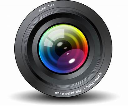 Camera Lens Logos Flare Transparent Testi Contenuti