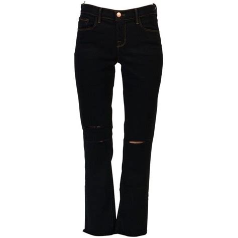 J Brand Mid Rise Straight Jeans 190 Liked On Polyvore Featuring