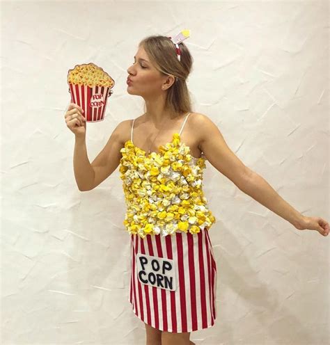 diy popcorn halloween costume popcorn costume popcorn halloween costume diy costumes women