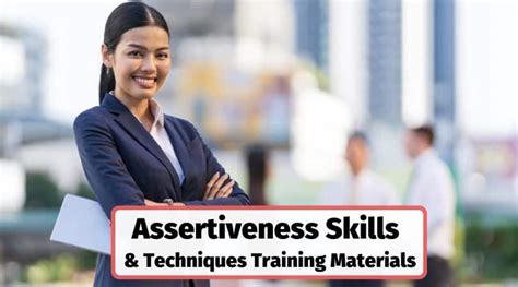 Assertiveness Skills And Techniques At Work Training Course Materials