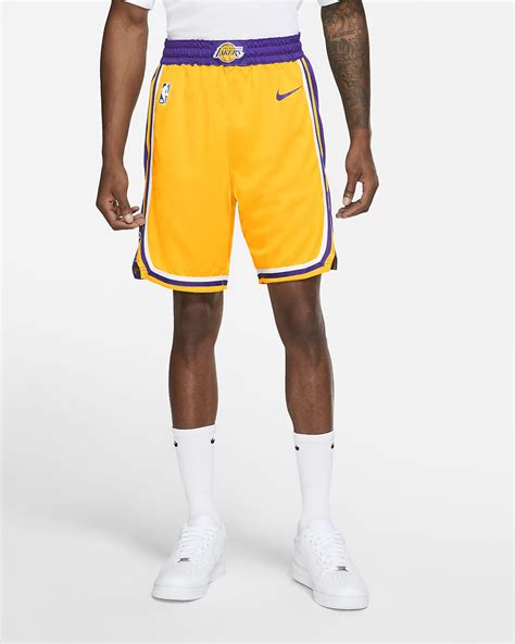 Los Angeles Lakers Icon Edition Mens Nike Nba Swingman Shorts Nike Ae
