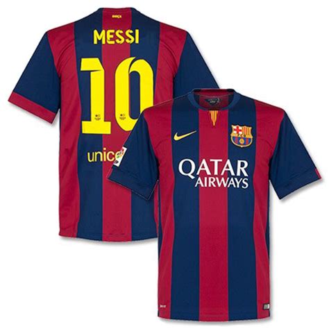 Nike Barcelona Messi 10 Soccer Jersey Home 201415 Soccerevolution