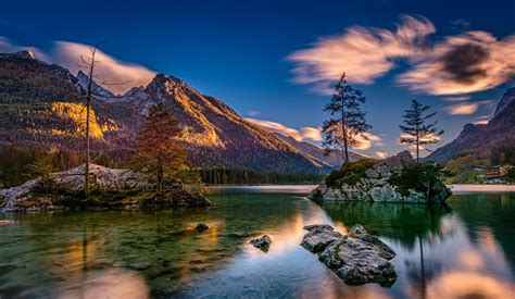 Berchtesgaden National Park Germany Bavaria Lake Hinter