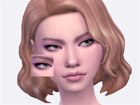 Sims 4 — Gentle Aurora Eyeliner By Sagittariah — Base Game Compatible 4 Swatch Properly Tagged