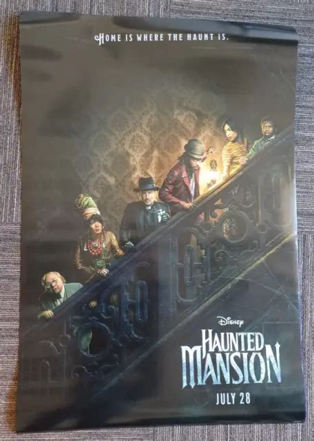 Haunted Mansion 2023 Original Movie Promo Poster Double Sided 27x40