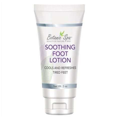Botanic Spa Soothing Foot Lotion Foot Care 2 Oz Mariano’s
