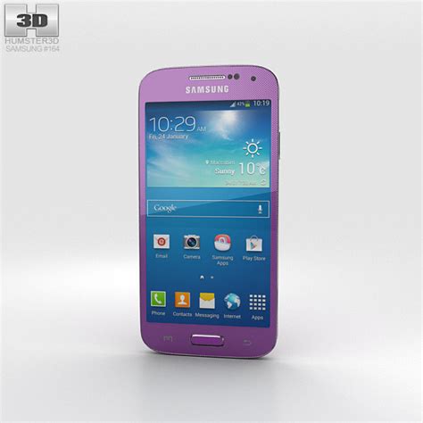 Samsung Galaxy S4 Mini Purple 3d Model Electronics On Hum3d