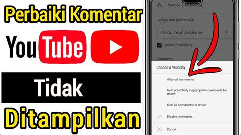 Cara Memperbaiki Komentar YouTube Tidak Tampil YouTube Tidak Menampilkan Komentar YouTube