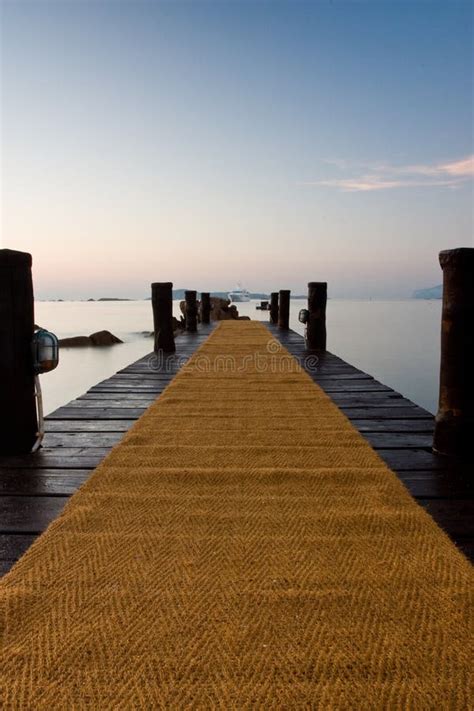 Wooden Jetty Stock Photo Image Of Relax Jetty Romazzino 6993604