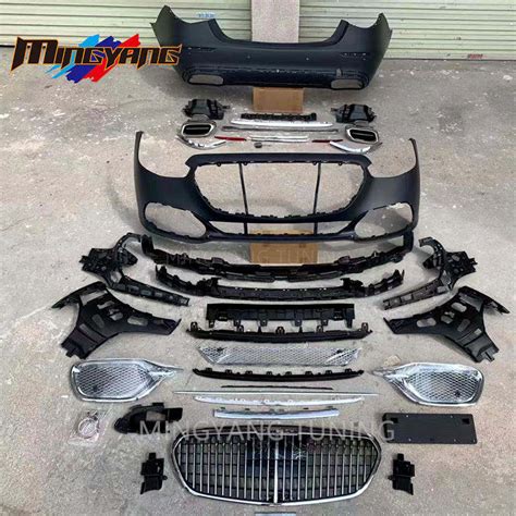 Car Bumpers For Mercedes Benz S Class W223 Upgrade To Maybach S680 Design Bodykit China S