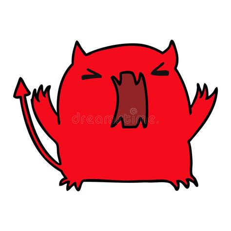 Cartoon Devil S Pitchfork Stock Vector Illustration Of Monster 38065304