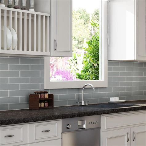 10 Grey Kitchen Tile Backsplash