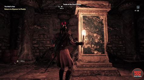 Assassin S Creed Odyssey Tomb Of The First Pythia Ancient Stele Location