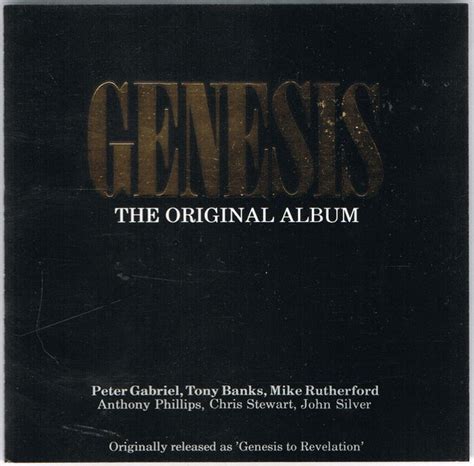 Genesis The Original Album 1990 Cd Discogs