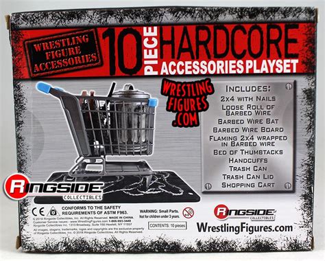 Piece Hardcore Accessories Playset Ringside Exclusive For Wwe Toy Wrestling Action Figures
