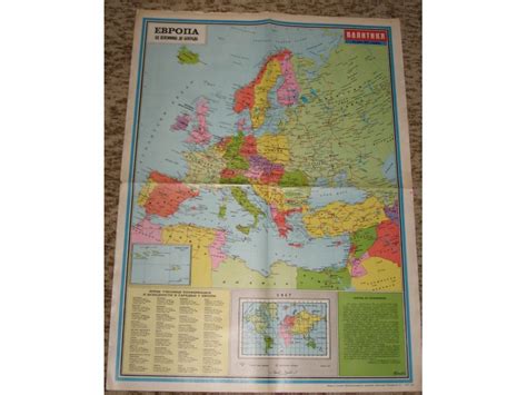 Karta Evrope I Putevi Evrope Iz Kupindo Com
