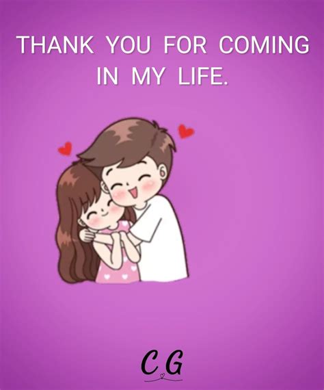 Thank You For Coming In My Life in 2020 | Cute quotes, Love quotes, Cute couples