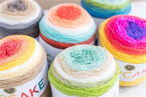 Knit And Crochet Patterns With Lion Brand Cake Yarns Sewrella
